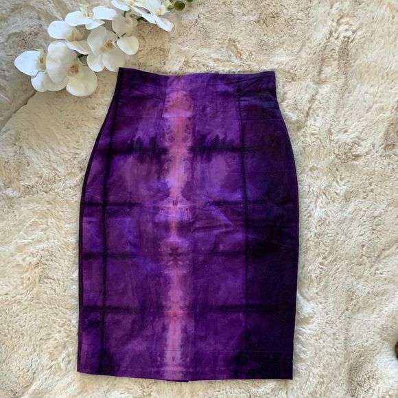 Lemlem Pencil Skirt Purple Size XXS - Picture 1 of 5